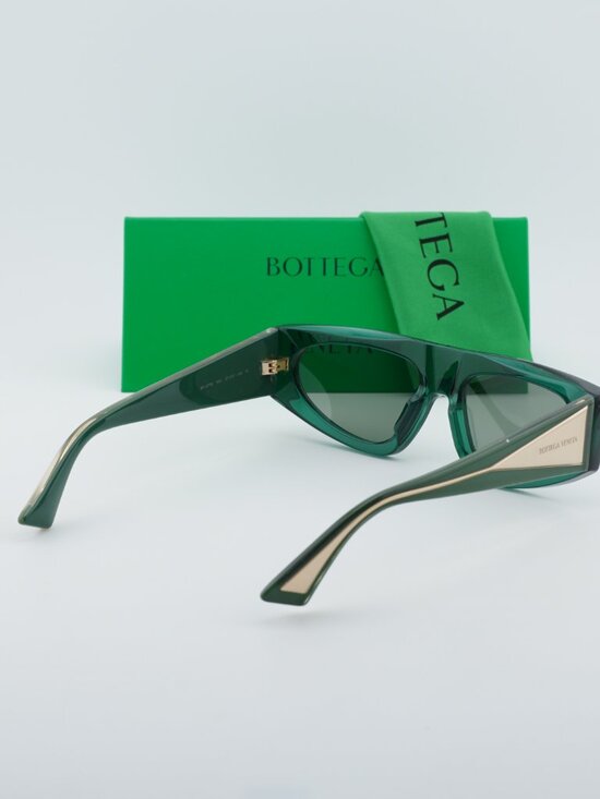 Bottega Veneta BV1277S 003 Cat Eye Sunglasses - Green main image 8
